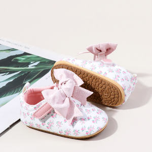 Zapatos de Princesa para Bebé con Diseño Único y Lindo 2026, con un <span class=keywords><strong>Gran</strong></span> Lazo, Zapatos de Princesa para Niñas Pequeñas de PU Suave - Product Image 4