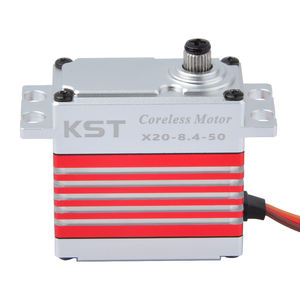 Moteur servo sans noyau KST X20-8.4-50 8V 45kg.cm 0.09 Sec 180 degrés, roulement à billes 2BB, poids 78g pour robot UAV Hobby - Product Image 1