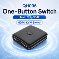 Conmutador HDMI 2 en 1 Salida / 1 en 2 Salidas, Divisor/Selector HDMI Bidireccional 4K*60Hz con Control de un Toque