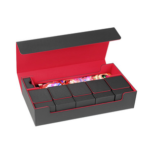 Boîte de rangement pour cartes à collectionner PQ Premium, boîte de rangement pour deck TCG, capacité de 550+ cartes protégées pour cartes Pokémon et cartes sportives - Product Image 3