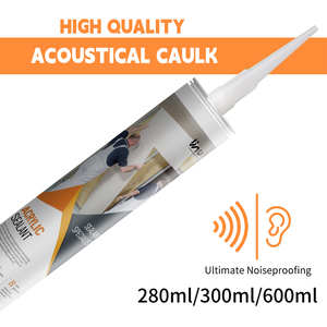 Kingwit thân thiện với môi không dễ cháy caulk cách âm, keo cách âm, tấm Tường cách âm dính - Product Image 3
