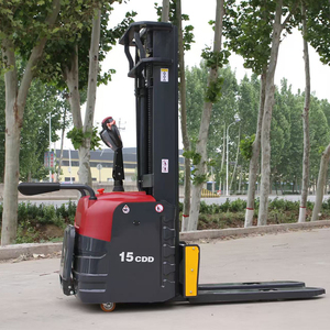 Factory Wholesale 1.5Ton2Ton Mini Pallet Stacker Walk Behind Electric Stacker Wood Stacker <strong>Machine</strong> - Product Image 1