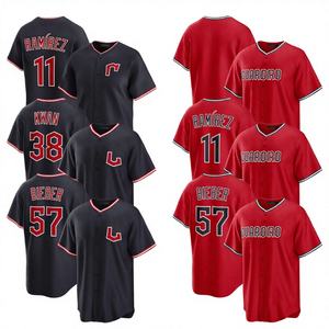 Shorts de baseball alternatifs pour hommes Cleveland 2025 – Édition limitée, personnalisables, brodés, uniformes avec logos, rouge, 100 % polyester - Product Image 3