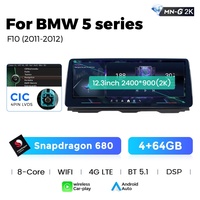 NaviFly Snapdragon 685 nuevo sistema Android 2400*900 pantalla 8 + 256GB estéreo de coche para BMW 5 Series F10 compatible con cámara 360