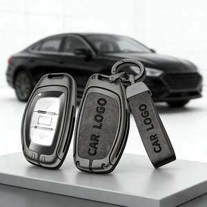 <span class=keywords><strong>Hyundai</strong></span> I30 I20 Kona Creta 3 Düğmeli Çizilmez Anahtarlık Kılıfı, Deri ve Yüksek Kaliteli Çinko Alaşımlı Araba Anahtar Kılıfı - Product Image 1