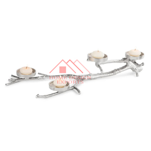 Decoración de vajilla Venta al por mayor Precio bajo Aluminio A precio al por mayor Diseño en relieve Portavelas T-Light - Product Image 5