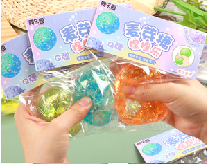 Long lanh Maltose mạch nha lấp lánh đường căng thẳng bóng Squishy cảm giác <span class=keywords><strong>Fidget</strong></span> Đồ chơi cho bé trai bé gái 5 7 năm lo lắng/Tự Kỷ/thêm nhẹ nhõm - Product Image 4