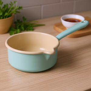 RIESS หม้อต้ม 0.75 ลิตร 14 ซม. สีเทอร์ควอยซ์ พร้อมพวยกา - Product Image 3