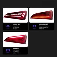Feux arrière séquentiels à LED de style premium pour Audi Q5 2008-2017, avec guide lumineux et éclairage de circulation, amélioration du design