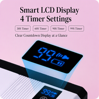 Lampe à ongles LED sans fil portable, puissance élevée personnalisée 108W, lampe UV LED intelligente, machine de séchage pour gel, sèche-ongles pour vernis à ongles