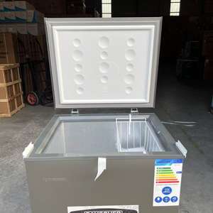 ตู้แช่แข็งแบบฝาทึบ ขนาดเล็ก 100L/150L/200L/250L/300L สีเทา มาตรฐาน EU ประหยัดพลังงาน A+ ระบบทำความเย็นเร็ว ประตูเดียว 220V - Product Image 4