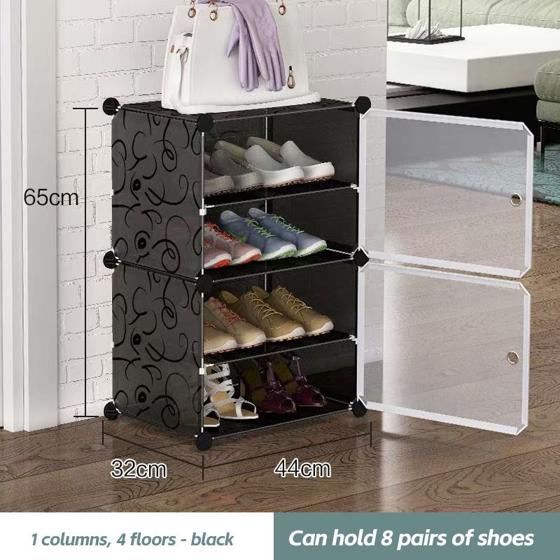 1 คอลัมน์ 4 ชั้น - สีดำ