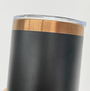 Vaso Personalizado con Logotipo, Recubierto de Cobre, de Acero Inoxidable de 20 oz, Negro, Verde, Rosa, Blanco, Marrón, Delgado y Recto, para Grabado Láser - Product Image 4