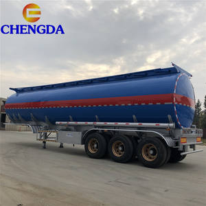 Venta de Fábrica: Semirremolque Cisterna de Combustible de 3 Ejes, 40000, 42000, 45000, 50000, 60000 Litros, para Diésel, <span class=keywords><strong>Gasolina</strong></span>, Petróleo y Aceite de <span class=keywords><strong>Palma</strong></span> - Product Image 2