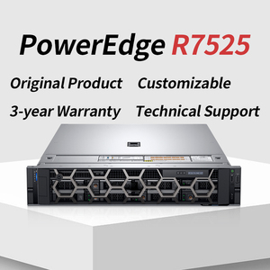 Serveur en rack Dell EMC PowerEdge R7525 R7625 R7725 pour entreprise, ordinateur, double processeur AMD EPYC, apprentissage profond, virtualisation, serveurs de stockage - Product Image 2