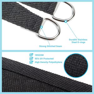<span class=keywords><strong>Voile</strong></span> <span class=keywords><strong>d</strong></span>'<span class=keywords><strong>ombrage</strong></span> rectangulaire personnalisée pour extérieur, 16' x 20', anti-UV, pour patio, jardin et pelouse – Vente en gros - Product Image 6