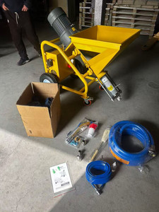 Máquina de Pulverización de Alta Potencia 5500W para Masilla de Yeso, Cemento, <span class=keywords><strong>Mortero</strong></span> y Pintura/Revestimiento Ignífugo, Capacidad de Tolva de 40L, Alta Eficiencia - Product Image 3