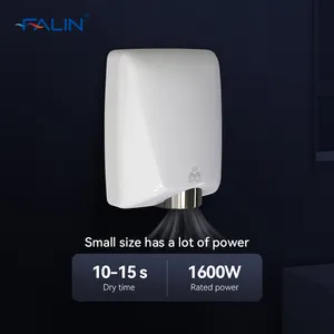 FALIN Automatic Hand Dryer High Speed 1600w Hand Dryers Wall Mounted Electric Bathroom 2030