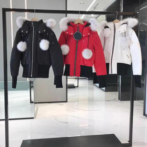 Chaqueta Bomber Cálida de Invierno para Mujer, Abrigo Casual Impermeable con Capucha de Piel y Cremallera - Product Image 1