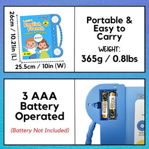 <span class=keywords><strong>Livre</strong></span> Sonore Électronique Interactif Parlant <span class=keywords><strong>pour</strong></span> l'Apprentissage du Français et de l'<span class=keywords><strong>Anglais</strong></span> <span class=keywords><strong>pour</strong></span> Enfants - Product Image 6