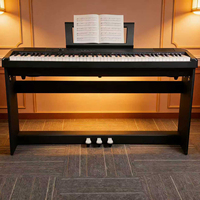 Piano numérique portable Beisite à prix d'usine, 88 touches, rechargeable, haut-parleur intégré, étui inclus, pour débutant, source sonore française, robuste