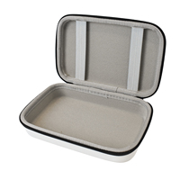 Tas Cetak Kustom Portabel EVA Hard Shell Storage Case dengan Ritsleting Tahan Air untuk Headset Bluetooth dan Kabel Data
