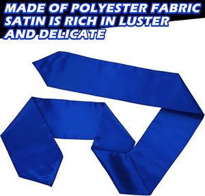 Uniforme escolar, la mejor venta, estola de graduación azul <span class=keywords><strong>real</strong></span>, faja de 60 "de largo para adultos para la celebración de la graduación de la escuela secundaria y la Universidad - Product Image 6