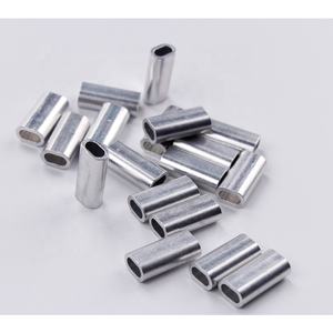 שרוולים ריבים דיג שרוולים יחיד חוט אלומיניום יחיד חור אלומיניום ארגמן שרוול <span class=keywords><strong>crimp</strong></span> - Product Image 6