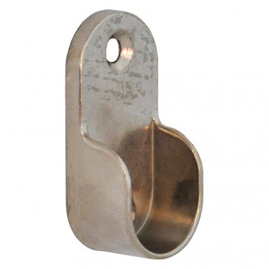 PORTE-TUBE LATÉRAL TUBE ROND Ø 18mm-Laiton - Product Image 2