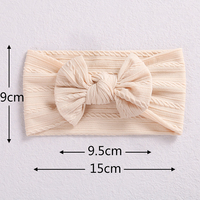 44 couleurs assez doux nylon nouveau-né bébé cheveux accessoires élastique bandeau mignon nœud papillon bandeau de cheveux arc bandeau pour bébés filles