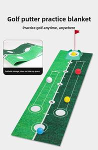 Equipo de entrenamiento de golf para niños, juego de alfombras, juego de alfombras 2 en 1, pelota adhesiva para lanzar deportes y ocio, juguetes para interiores y exteriores - Product Image 5