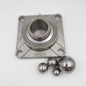 Ucf 209-28 & UCF210-31 vuông mặt bích gối Khối bóng mang đơn vị ucf209 & ucf210 vòng bi ucf 210 - Product Image 1