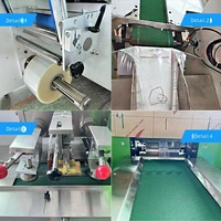 Vollautomatische Servo-Kissenverpackungsmaschine Multifunktionale Horizontale Verpackungsmaschine für Gemüse, Hardware und Snacks