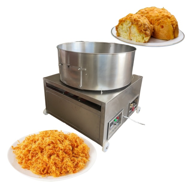 Automatic Stir Fry Stainless Steel Chicken Meat Floss Making Machine