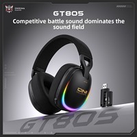 ONIKUMA GT805 Headset Gaming Nirkabel Quad-Mode 2.4G BT5.4 Over-Ear dengan Mikrofon ENC, Waktu Putar 60 Jam untuk PC PS5