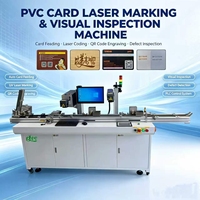 Machine de marquage laser tout-en-un pour la production automatisée de cartes RFID, avec lecture de codes et élimination des défauts