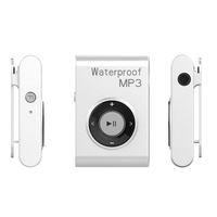 Lecteur MP3 étanche IPX8 pour la natation, 4 Go, 8,3 musique avec radio FM, casque Hi-Fi pour la plongée, le surf, les sports sous-marins, la course à pied
