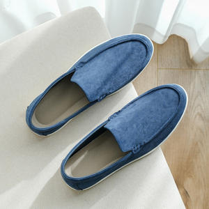 Mocassins en <span class=keywords><strong>daim</strong></span> à bout rond pour <span class=keywords><strong>homme</strong></span>, avec semelle extérieure en PVC, respirants, antidérapants, chaussures d'été - Product Image 2