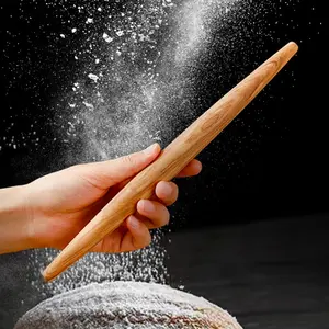 Aangepaste Hoge Kwaliteit Handleiding Deeg Roller Pizza Deeg Roller Pin Keukengereedschap Bakken Tool Italiaanse Olijf Hout Franse Rolling Pin