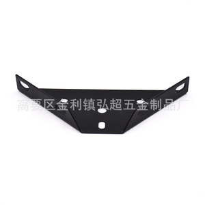 Support d'angle de lit HC-043 en fer plaqué noir, connecteur de meubles durable, style moderne et simple - Product Image 3