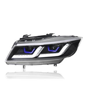 Pour <span class=keywords><strong>BMW</strong></span> Série 3 <span class=keywords><strong>E90</strong></span> E91 2005-2012 : Ensemble de phares LED améliorés avec DRL et clignotants séquentiels <span class=keywords><strong>318i</strong></span> 320i 325i 335i - Product Image 4