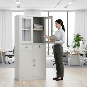 Tengle Modern Design Metal Extendable <b>File</b> Cabinet with 2 <b>Drawers</b> and Key Lock for School Commercial Home Office Use - Product Image 1