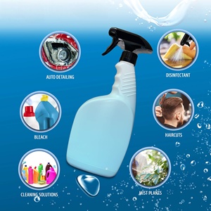 ขวดสเปรย์พลาสติก HDPE ขนาด 32 ออนซ์ 500 มล. ทนสารเคมี พร้อมหัวปั๊มแบบกด สำหรับทำความสะอาดบ้าน ครัว รถยนต์ หน้าต่าง ห้องน้ำ - Product Image 3