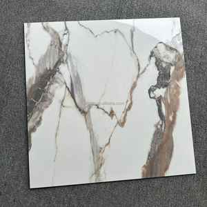 Gạch sứ màu be đánh bóng tráng men 600x600 đẹp ngưng trắng gốm sàn gạch cho sàn thương mại - Product Image 1