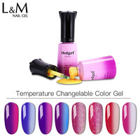 Ibdgel Gel Polonais Température Changement De Couleur Gel Vernis À Ongles Gel UV