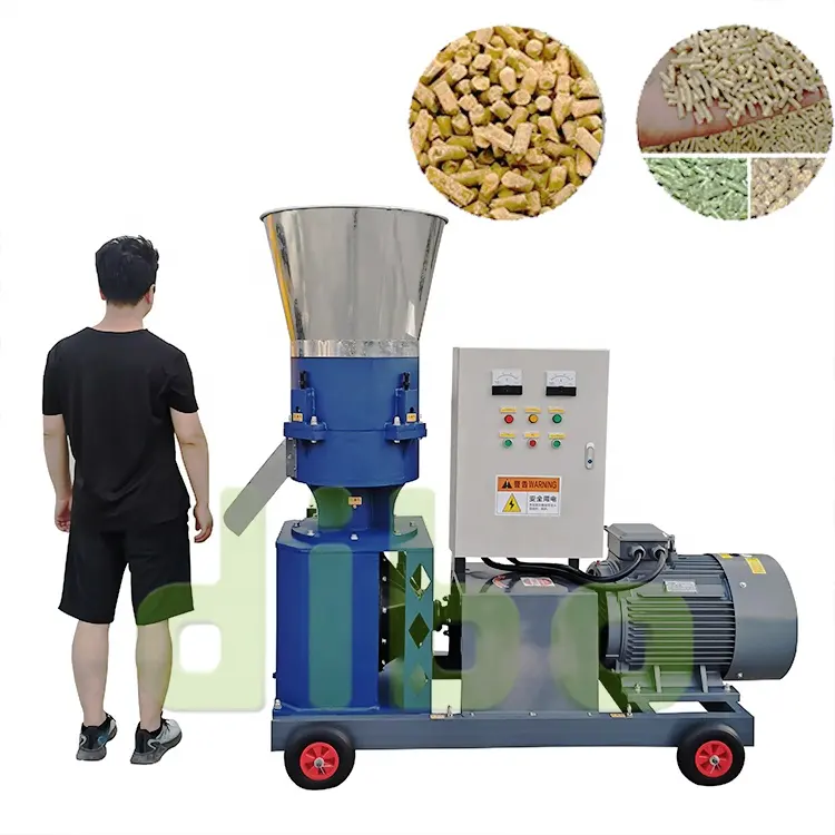 Macchine per la lavorazione dei mangimi per pollame di fabbrica macchina per Pellet di mangime per piccoli mangimi vendita calda macchina per pellet di mangime per pesci animali