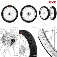 Ensemble de roues Surron Supermoto 17 pouces en alliage d'aluminium CNC avant et arrière pour moto électrique Light Bee X, roues et pneus, vente en gros