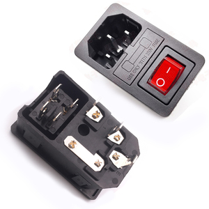 Arranque de aislamiento para enchufe IEC, con fusible e interruptor, tamaño 28mm x 48mm, gran oferta, 2021 - Product Image 3