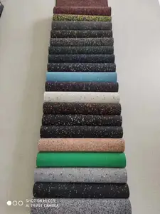 Customizable 7mm Thick Indoor Gym Floor Rubber Mat Wear-Resistant and Non-Slip Sports Flooring Roll Protective Flooring