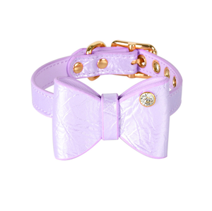 ECO Leather <strong>Dog</strong> <strong>Harness</strong> and Leash Set with <strong>Rhinestone</strong> &amp; Sparkly Crystal Decor-Walking <strong>Harness</strong> for Small <strong>Dogs</strong> &amp; Cats PURPLE - Product Image 3